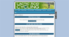 Desktop Screenshot of lacticacidcycling.org