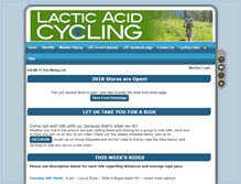 Tablet Screenshot of lacticacidcycling.org